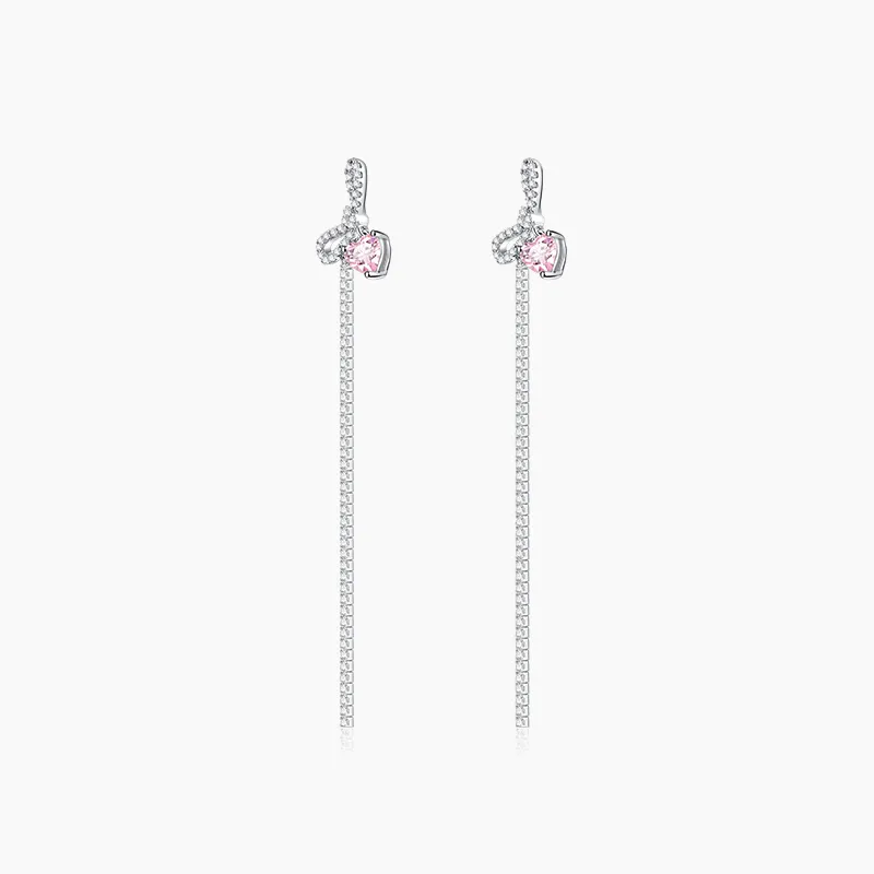 FANCI S925 Silver Earrings Women's-3