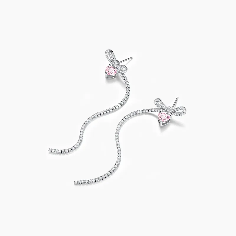 FANCI S925 Silver Earrings Women's-2