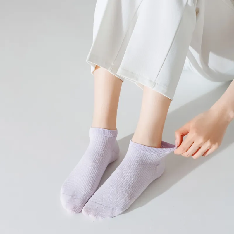 Lan Miao No Show Socks Women's 5 Pack-2