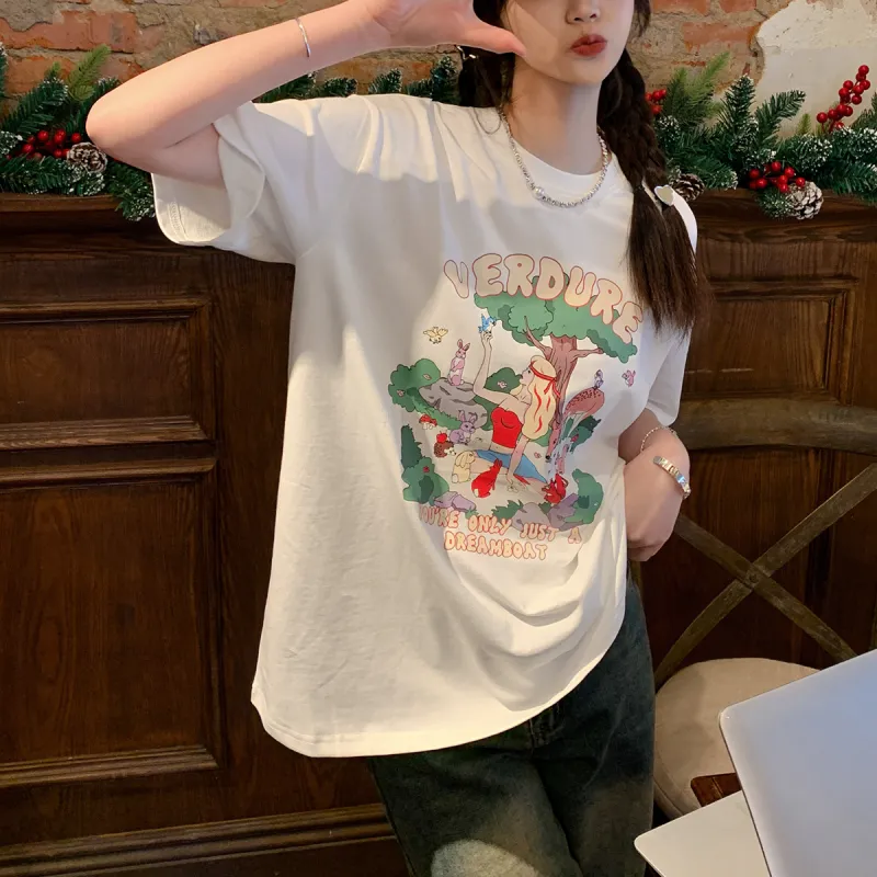 OTHERMIX T-Shirts Women's Ecru-1