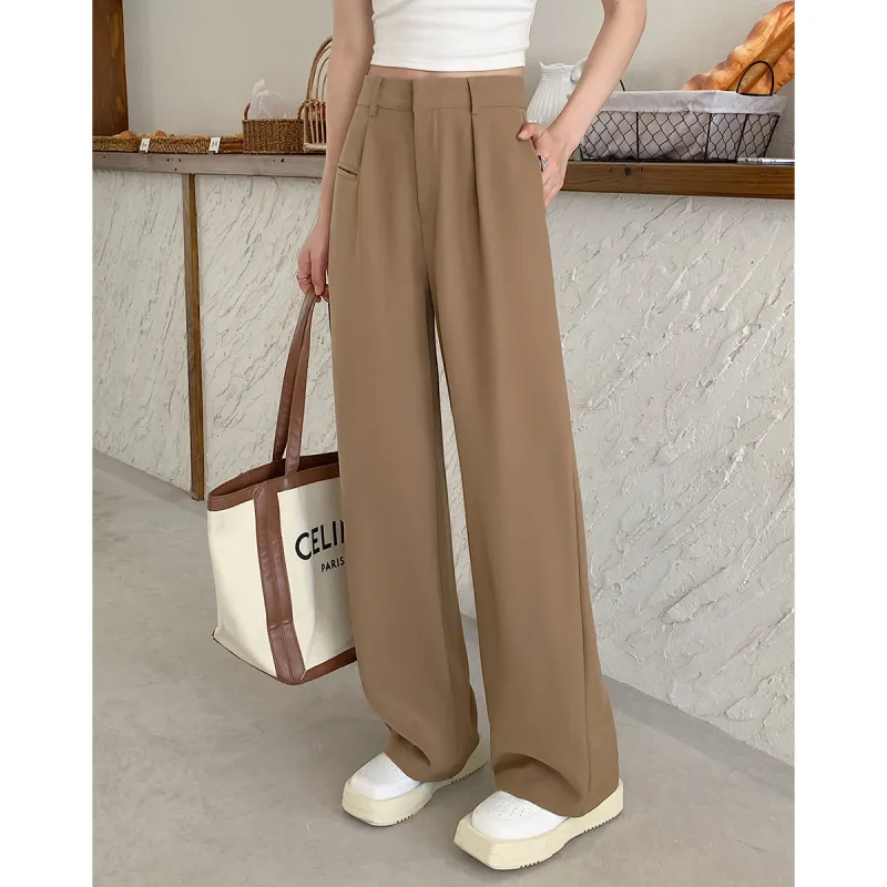 OTHERMIX Casual Pants Women's Coffee-3