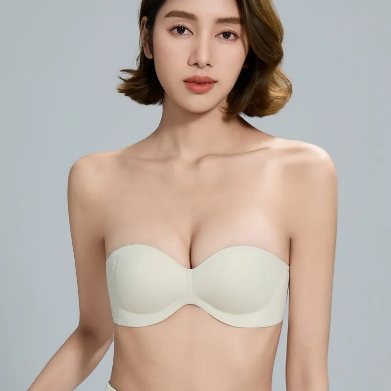 Elan And White Strapless Bra Women's-5