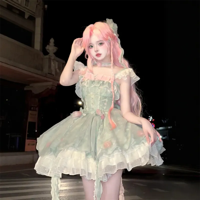 YAUH Lolita Dresses Women's-19