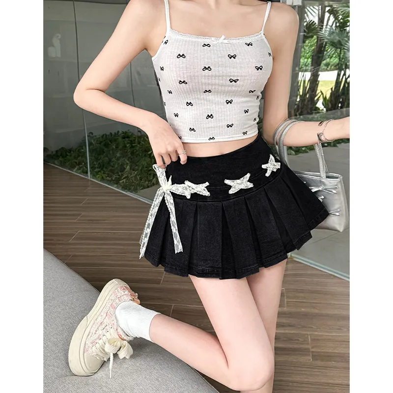 YAUH Denim Short Skirts Women's-2