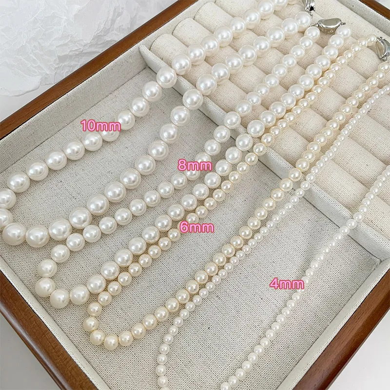 WENSHIFAN Shell Pearl Neck Chain Unisex-2