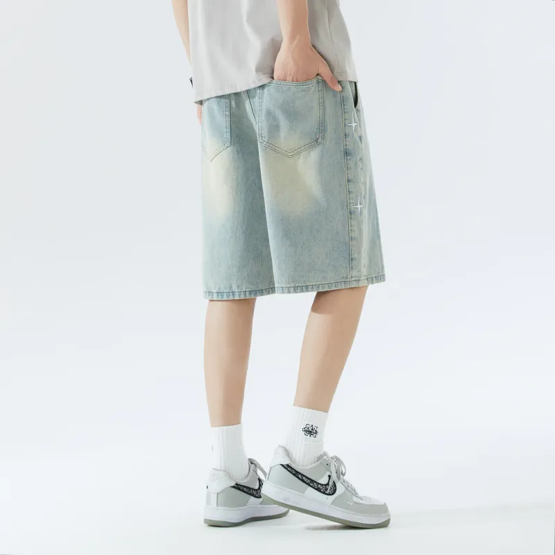 Colorful Creations Denim Shorts Men's-6