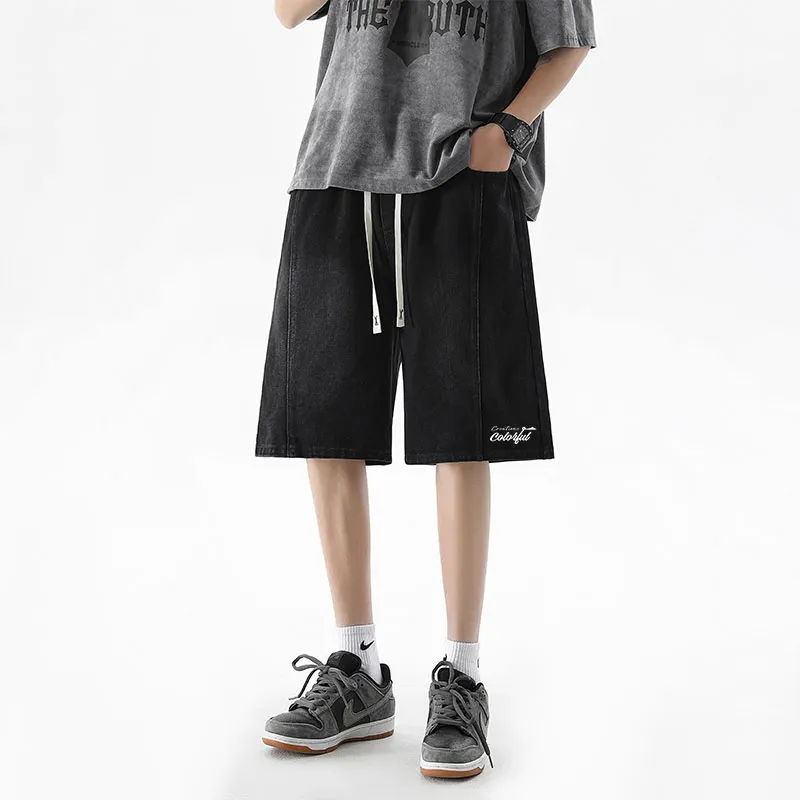 Colorful Creations Denim Shorts Unisex-2