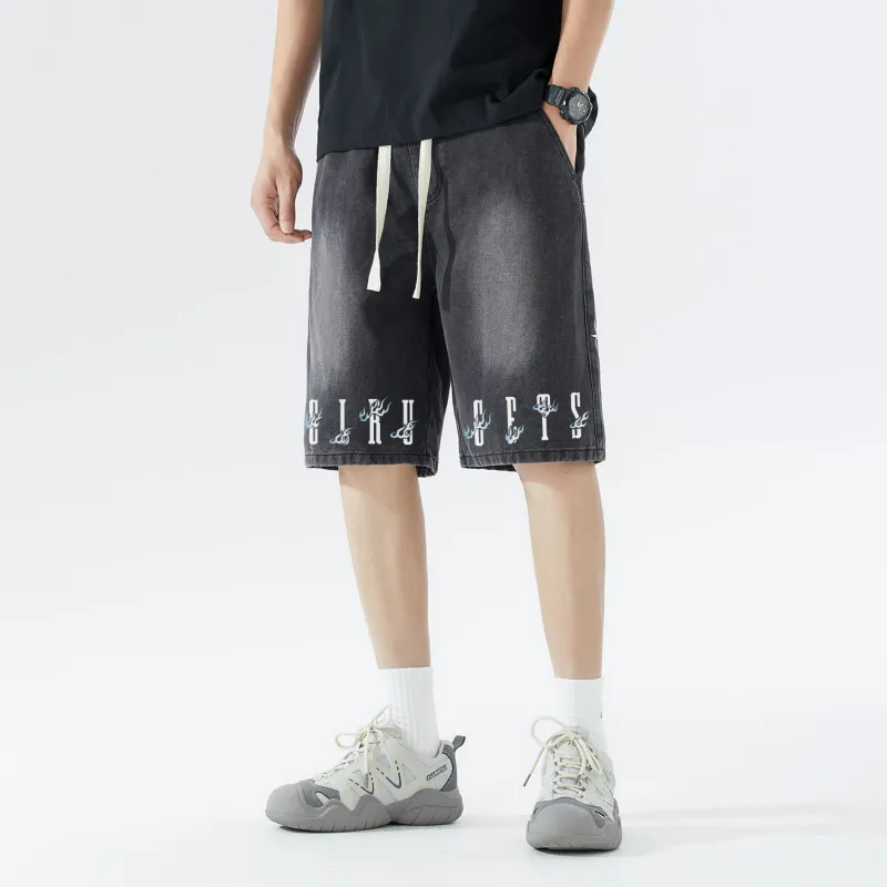Colorful Creations Denim Shorts Men's-2
