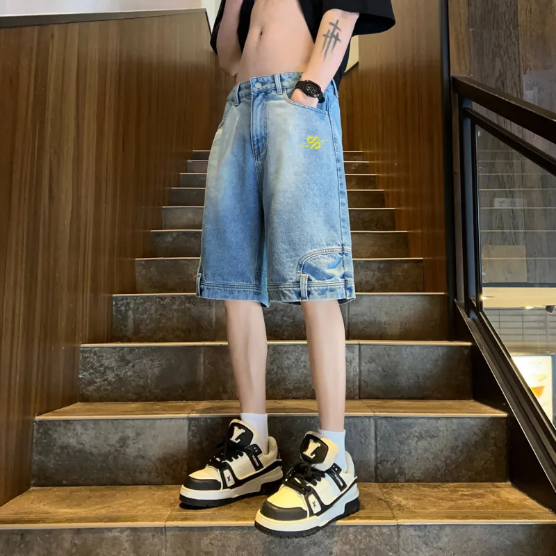 Colorful Creations Denim Shorts Unisex-2