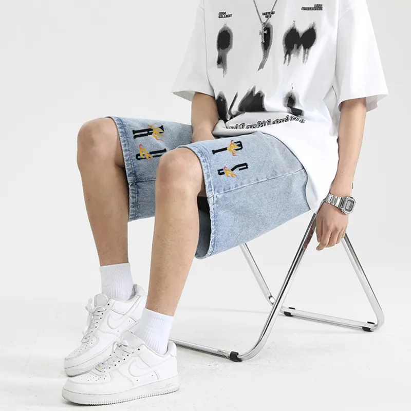 Colorful Creations Denim Shorts Unisex-8