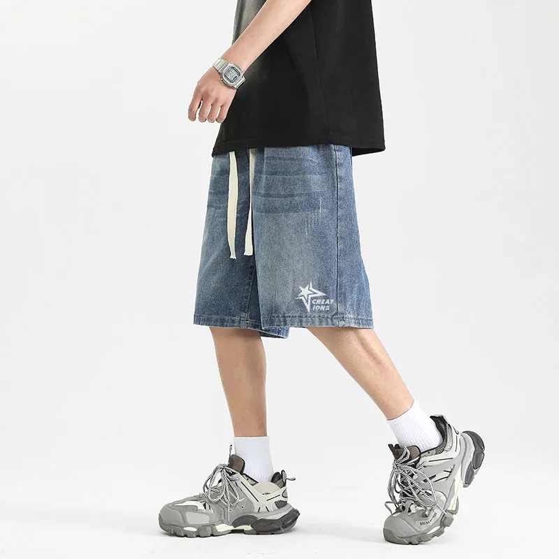 Colorful Creations Denim Shorts Unisex-4