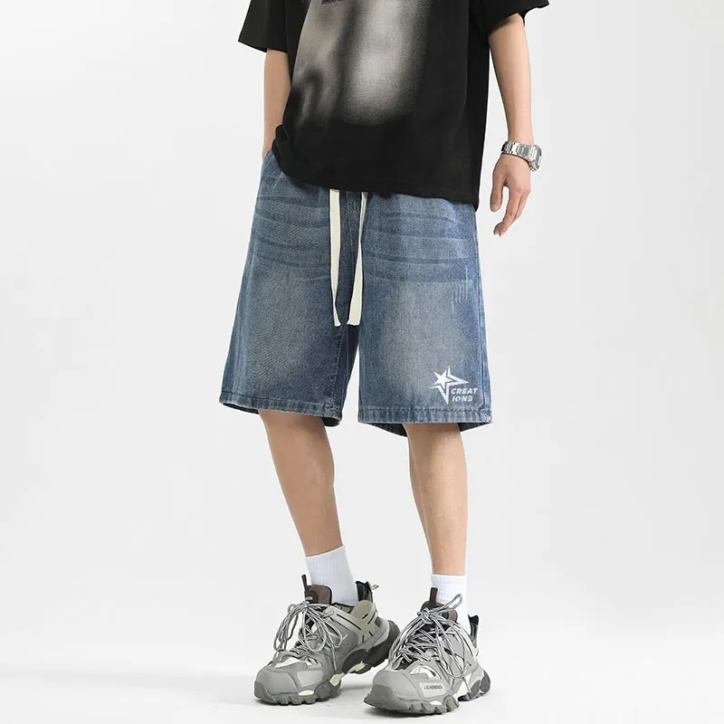 Colorful Creations Denim Shorts Unisex-2