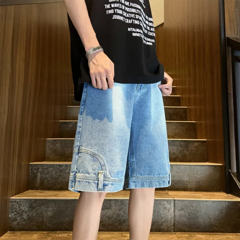 Colorful Creations Denim Shorts Unisex-3