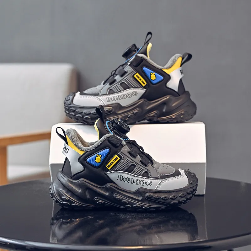BOBDOG Anti Slip And Wear Resistant Warm Kids' Running Shoes Kids'-14