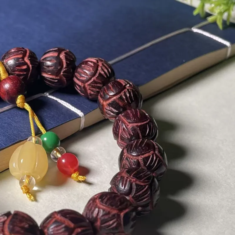 CHENTANMUZUO Pterocarpus Wooden Bracelets Unisex-4