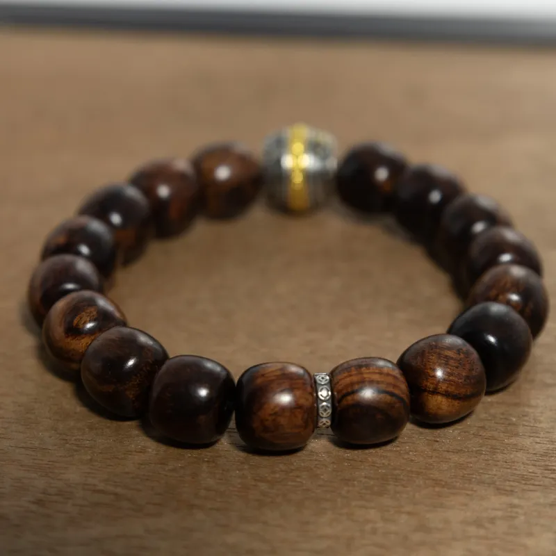 CHENTANMUZUO Huanghuali Precious Wood Bracelets Men's-3