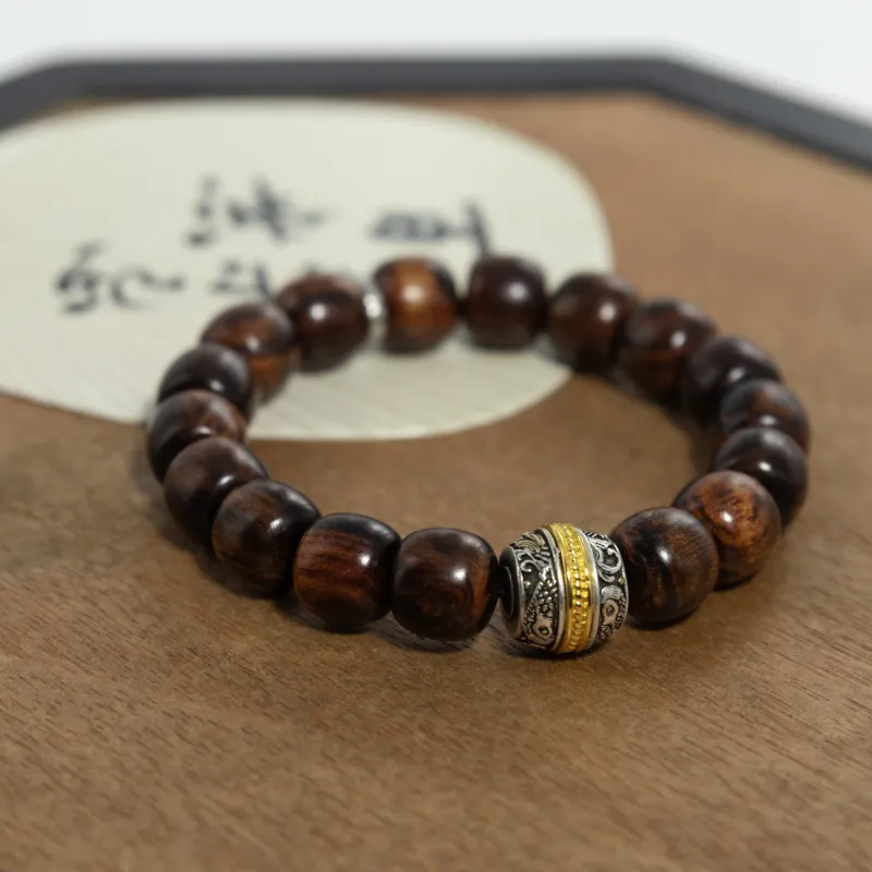 CHENTANMUZUO Huanghuali Precious Wood Bracelets Men's-1