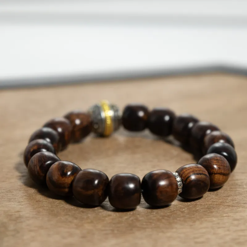 CHENTANMUZUO Huanghuali Precious Wood Bracelets Men's-4