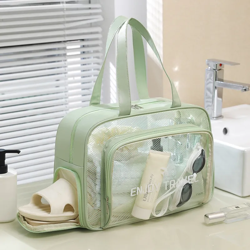 LUTEDAN Storage Bags Green Beige Black-1