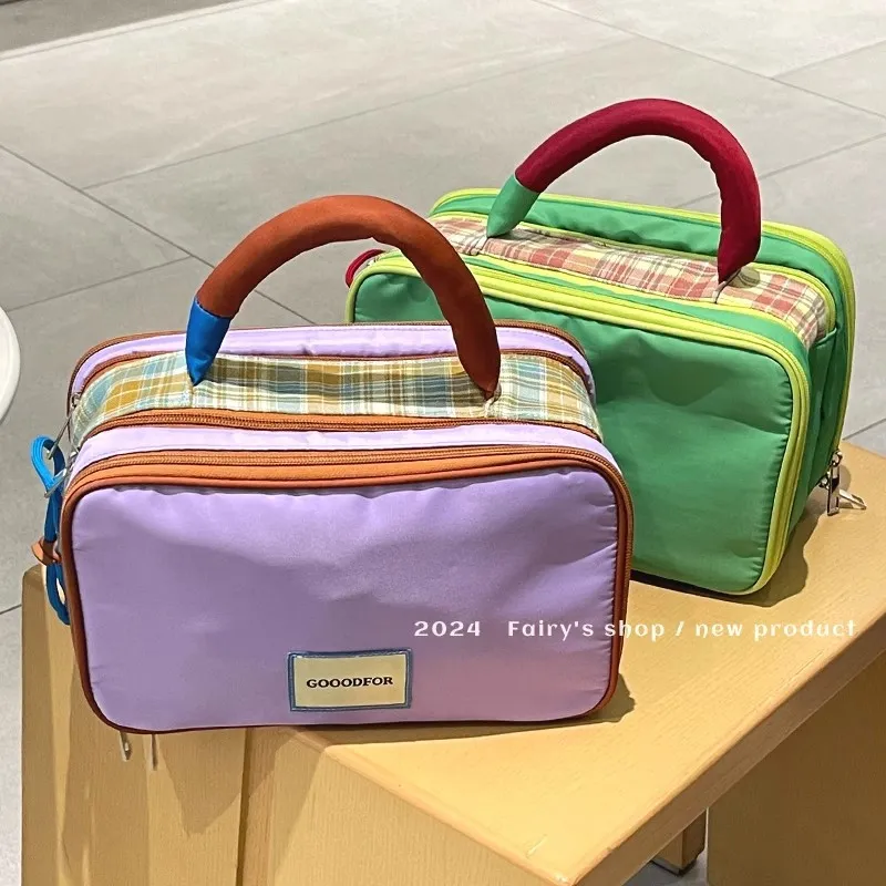 LUTEDAN Storage Bags Yellow Green-5