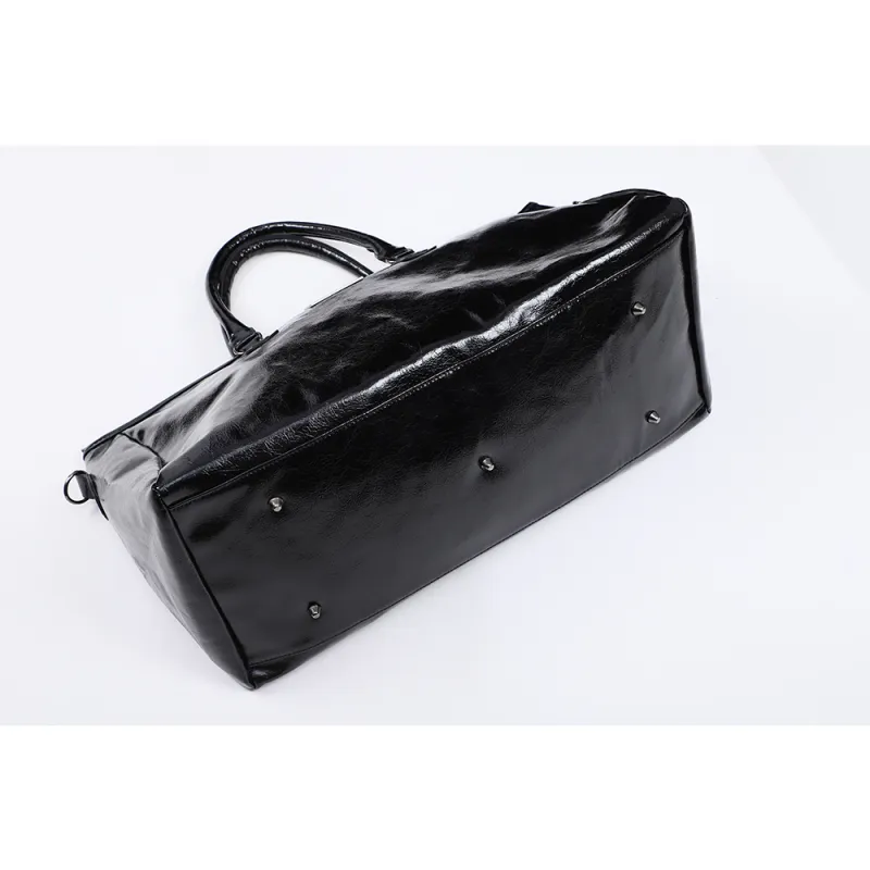 ChillHigh PU Travel Bag Tubas Unisex Black-1