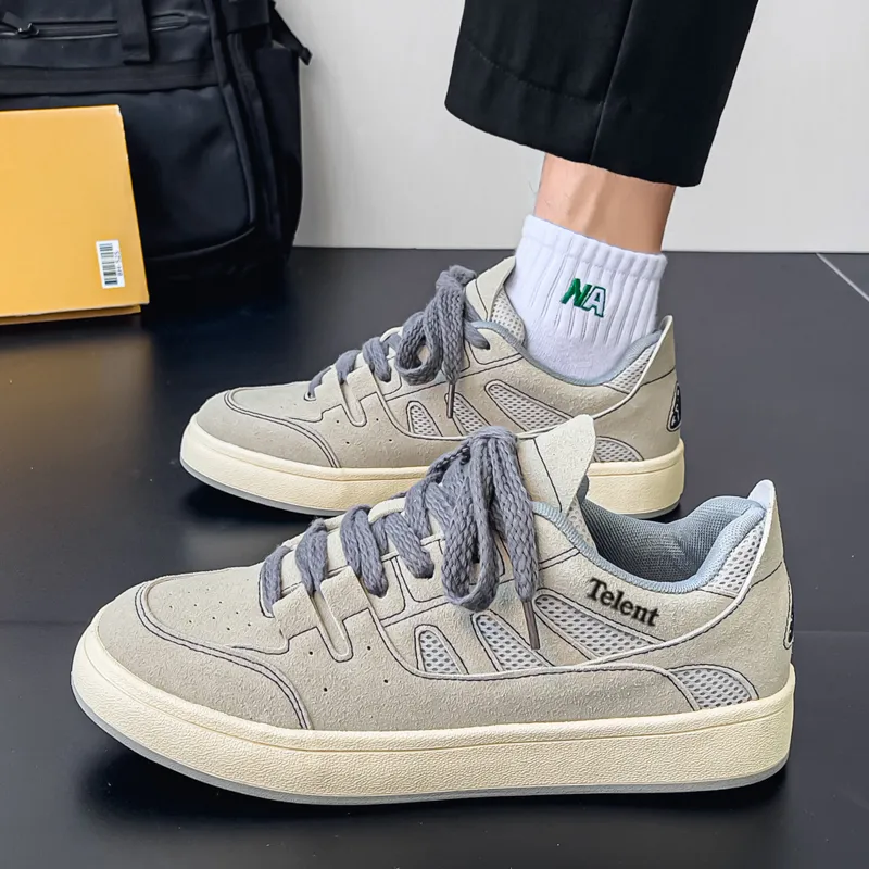 TELENT Cushioning Abrasion Resistant Breathable Low Top Skateboard Shoes Men's-4