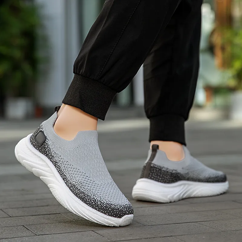 TELENT Slip Resistant And Breathable Low Top Casual Running Shoes Unisex-14
