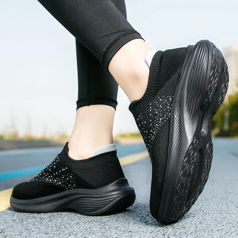 TELENT Abrasion Resistant Slip Resistant Low Top Casual Shoes Women's-2