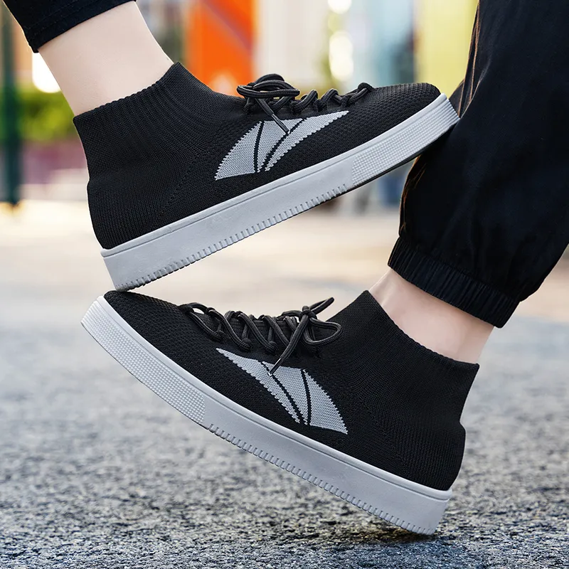 TELENT Abrasion Resistant Breathable Mid Top Casual Shoes Unisex-9