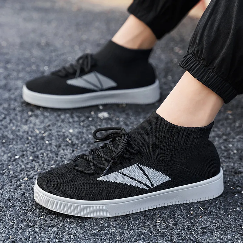 TELENT Abrasion Resistant Breathable Mid Top Casual Shoes Unisex-7
