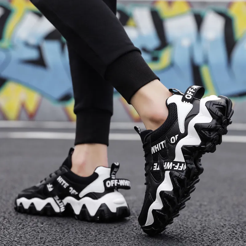 TELENT Abrasion Resistant Shock Absorbers Low Top Chunky Sneakers Unisex-2
