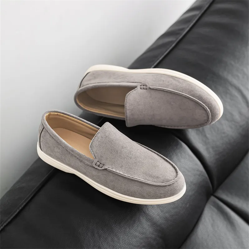 TELENT Cushioning, Wear Resistant Low Top Casual Shoes Men's Light Gray-2