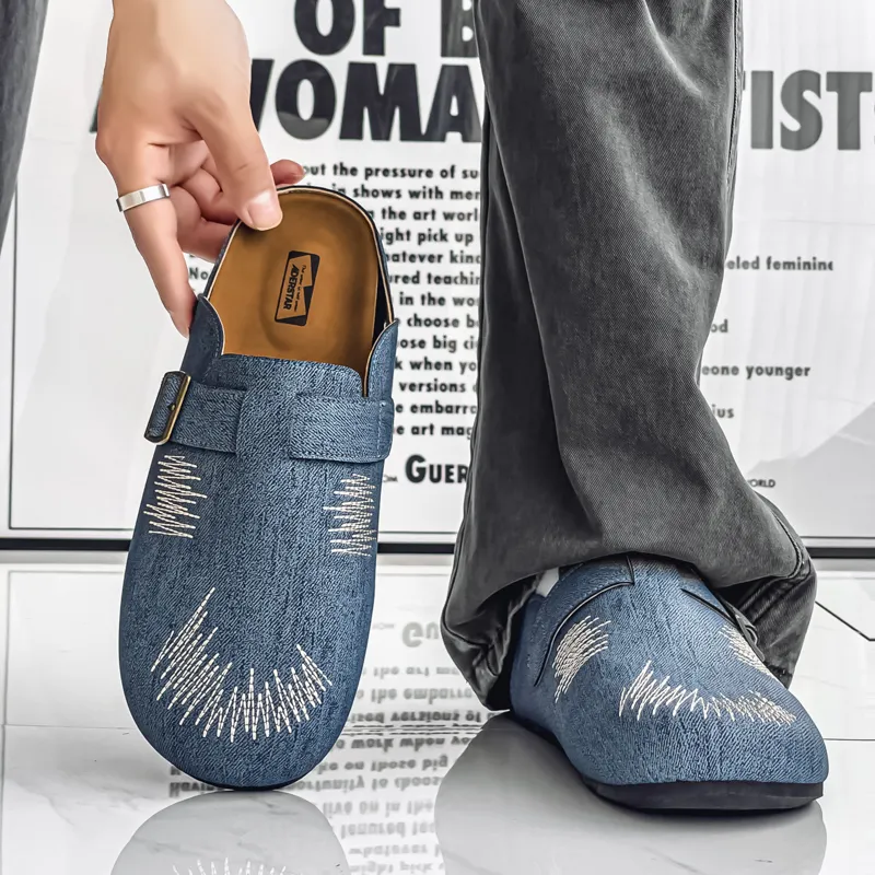 TELENT Slip Resistant Quiet Closed Toe Slippers Men's-10