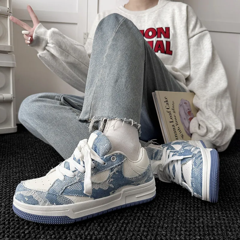 TELENT Cushioning Abrasion Resistant Breathable Low Top Skateboard Shoes Unisex-11