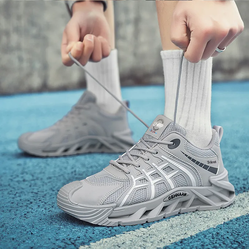 TELENT Cushioning And Breathable Low Top Casual Shoes Men's-14