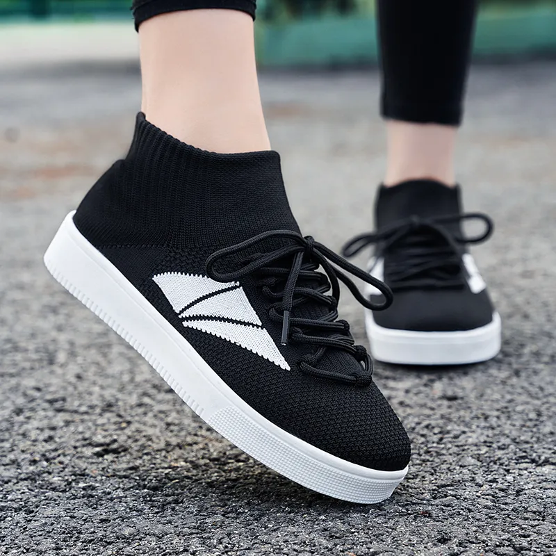 TELENT Abrasion Resistant Breathable Mid Top Casual Shoes Unisex-12