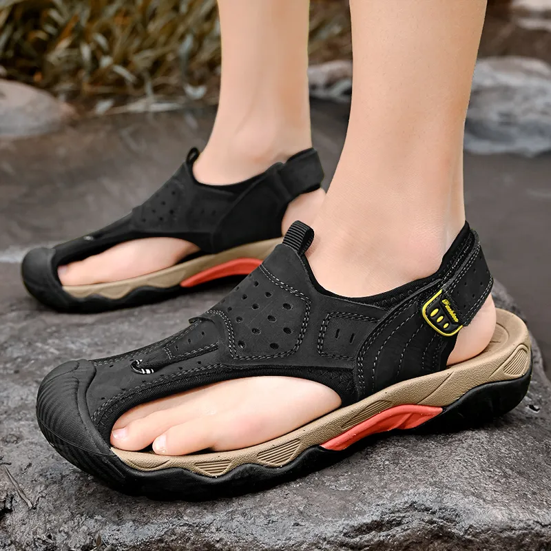TELENT Slip Resistant, Odor Resistant, Lightweight, Breathable River Trekking Shoes Men's-4