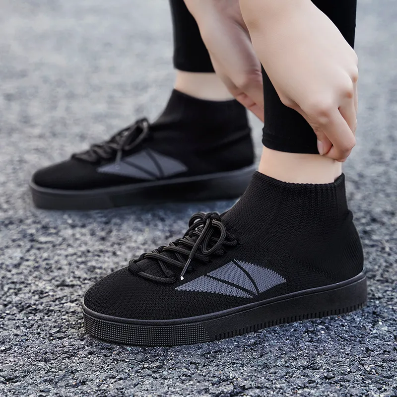 TELENT Abrasion Resistant Breathable Mid Top Casual Shoes Unisex-2