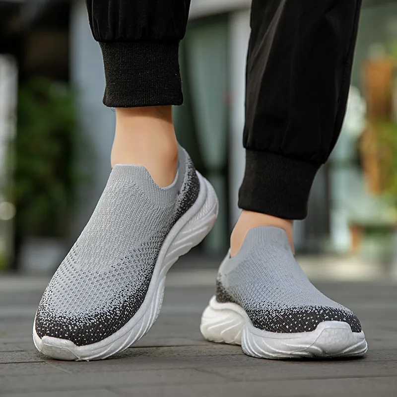 TELENT Slip Resistant And Breathable Low Top Casual Running Shoes Unisex-13
