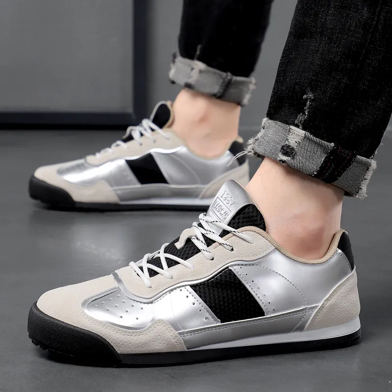 TELENT Slip Resistant Shock Absorbers Low Top Skateboard Shoes Men's-3