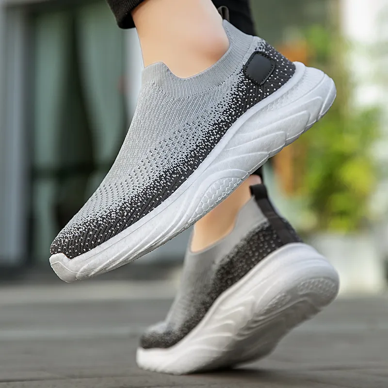 TELENT Slip Resistant And Breathable Low Top Casual Running Shoes Unisex-11