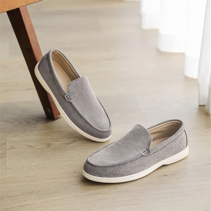 TELENT Cushioning, Wear Resistant Low Top Casual Shoes Men's Light Gray-1