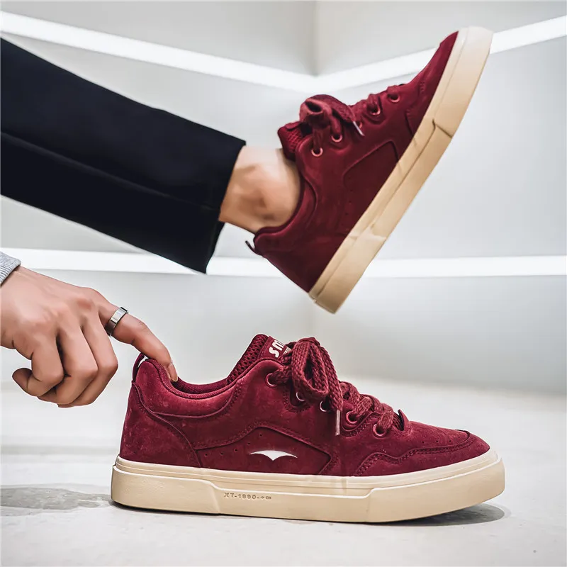 TELENT Cushioning Abrasion Resistant Breathable Low Top Skateboard Shoes Men's-6
