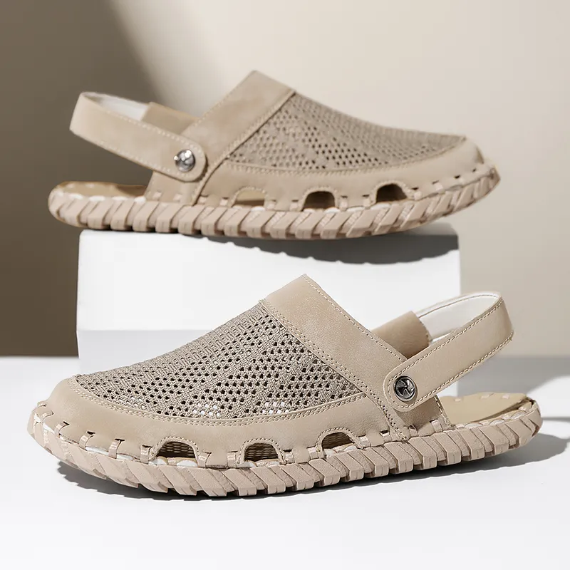 TELENT Quiet Quick Dry Closed Toe Slippers Men's-4