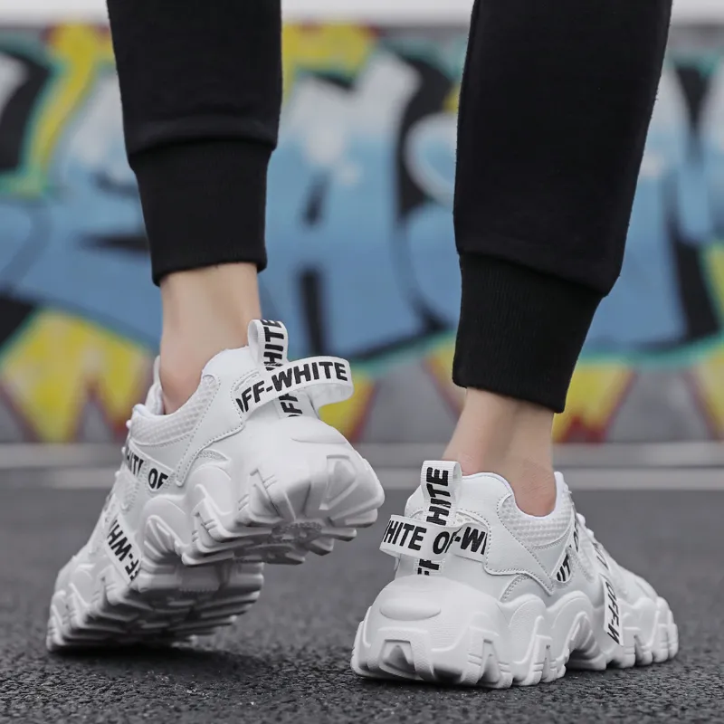 TELENT Abrasion Resistant Shock Absorbers Low Top Chunky Sneakers Unisex-8