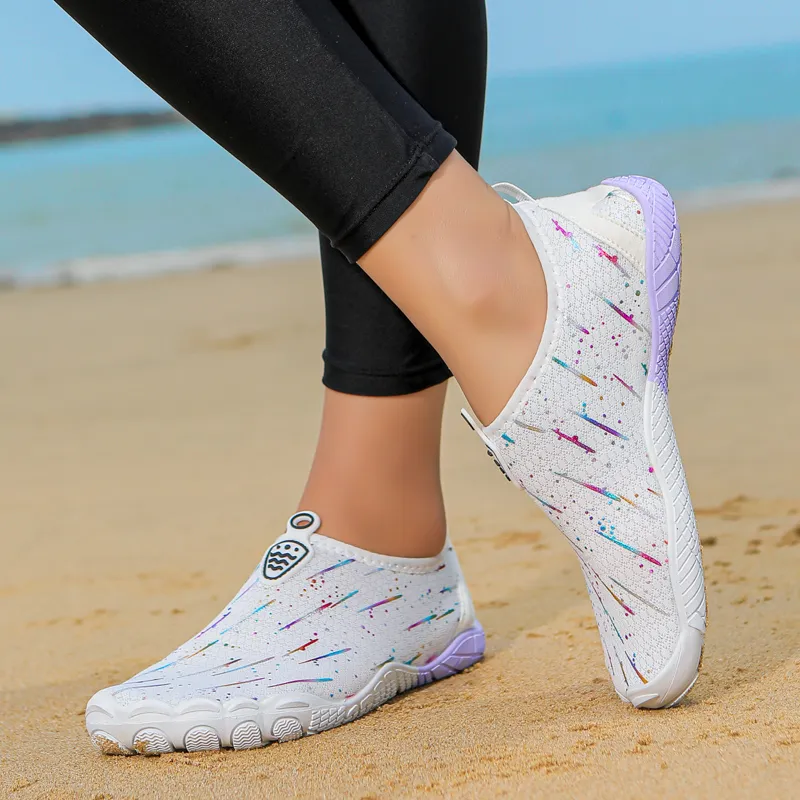 TELENT Odor Resistant Quick Dry Lightweight Low Top Casual Shoes Women's White-3