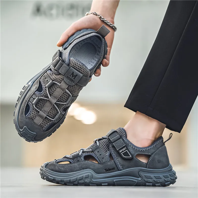 TELENT Waterproof And Breathable Coverage River Trekking Shoes Men's-5