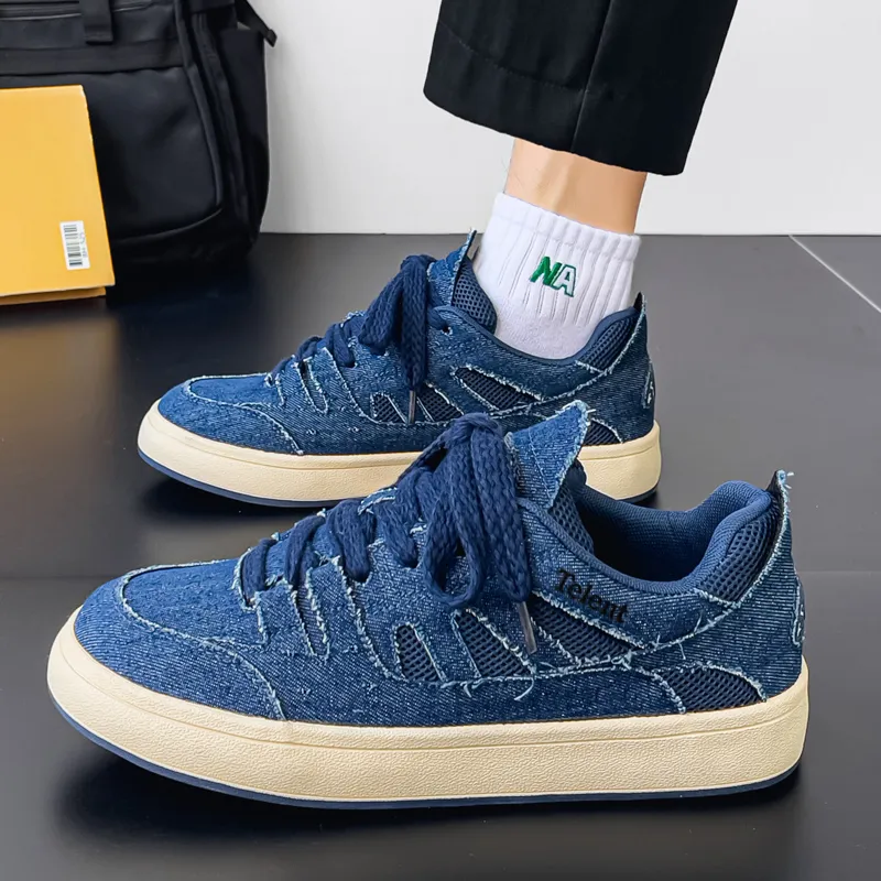 TELENT Cushioning Abrasion Resistant Breathable Low Top Skateboard Shoes Men's-14