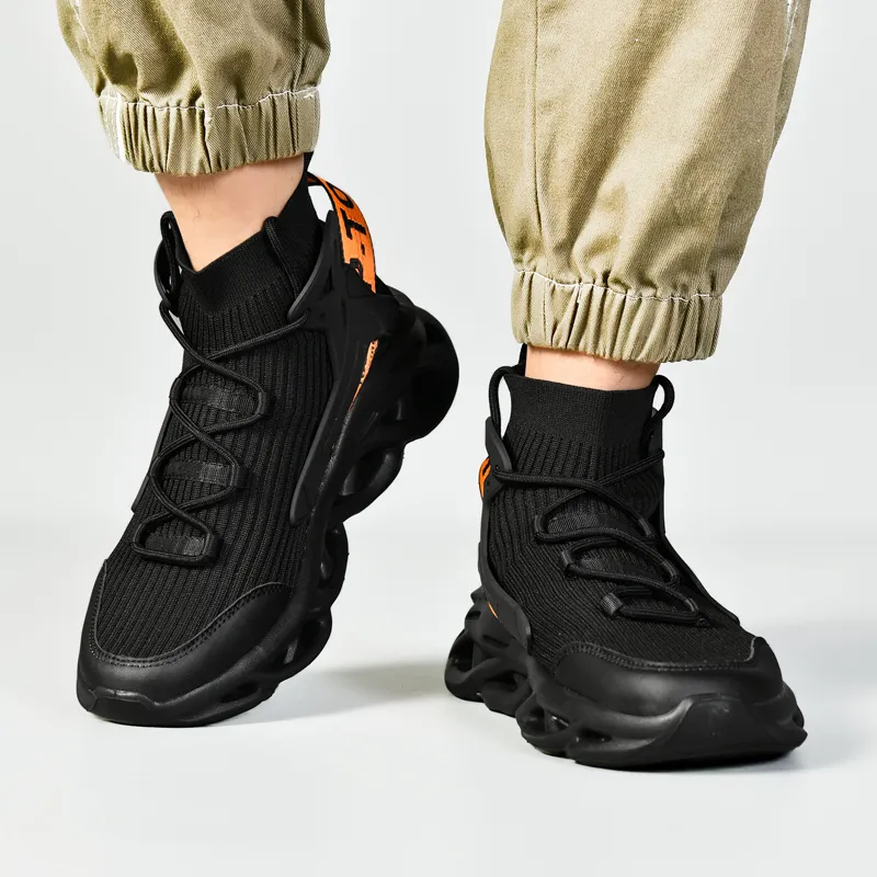 TELENT Cushioning And Breathable High Top Casual Shoes Men's-11