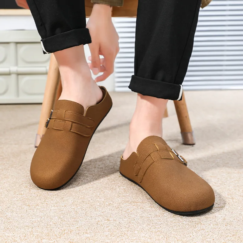 TELENT Slip Resistant Abrasion Resistant Closed Toe Slippers Men's-10